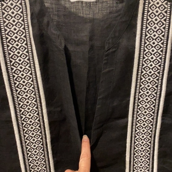 Athleta Oversized Linen Swim Cover Kaftan EUC - Picture 9 of 11